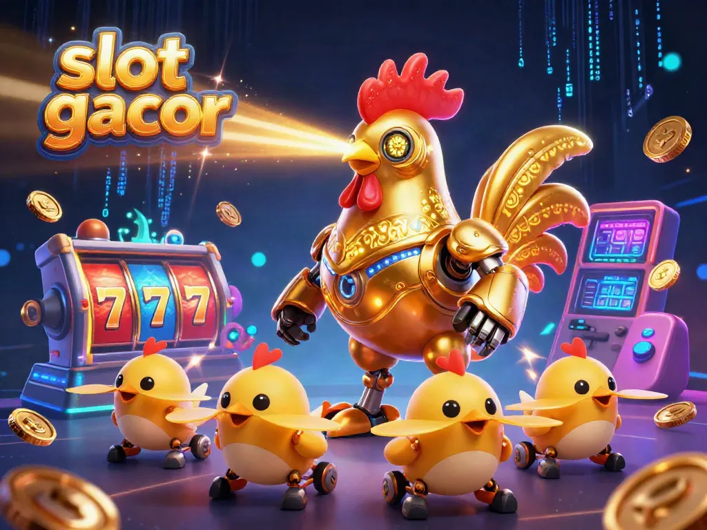 Experience the thrill of slot gacor with vibrant reels, jackpot components, and dynamic gaming elements.