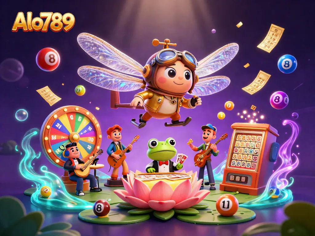 Experience thrilling games at Alo789 with dynamic casino action featuring vibrant lottery elements.