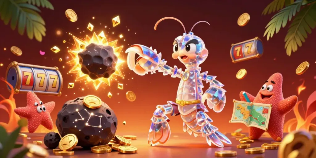 Engage with thrilling 8kbetvvip adventures in a vibrant galactic casino scene.