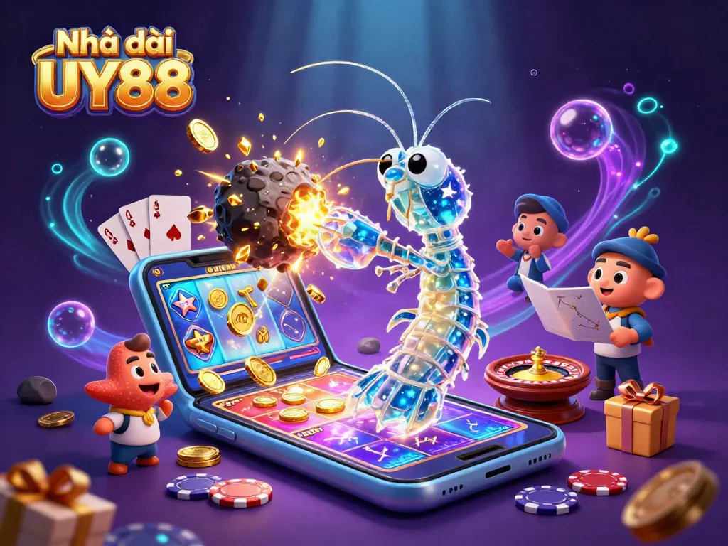 Experience thrilling gameplay at Nhà cái UY88 with galactic samurai and golden slot games.