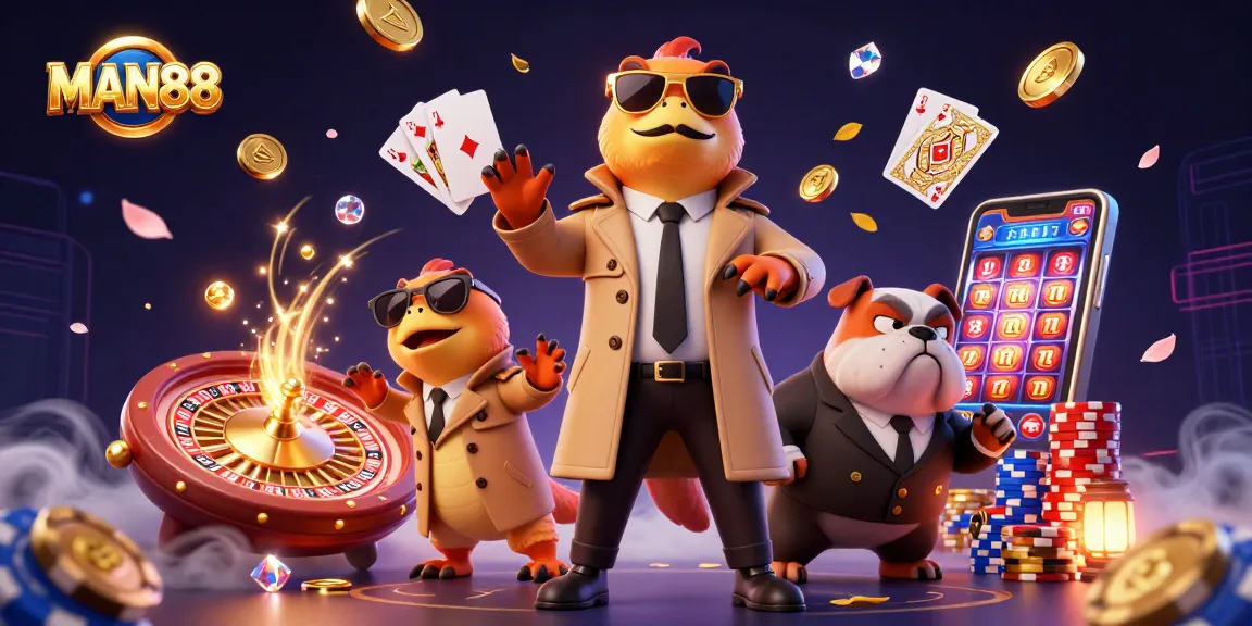 Experience thrilling wins at MAN88 as cartoon raptors in disguise attempt to enter the VIP casino lounge.
