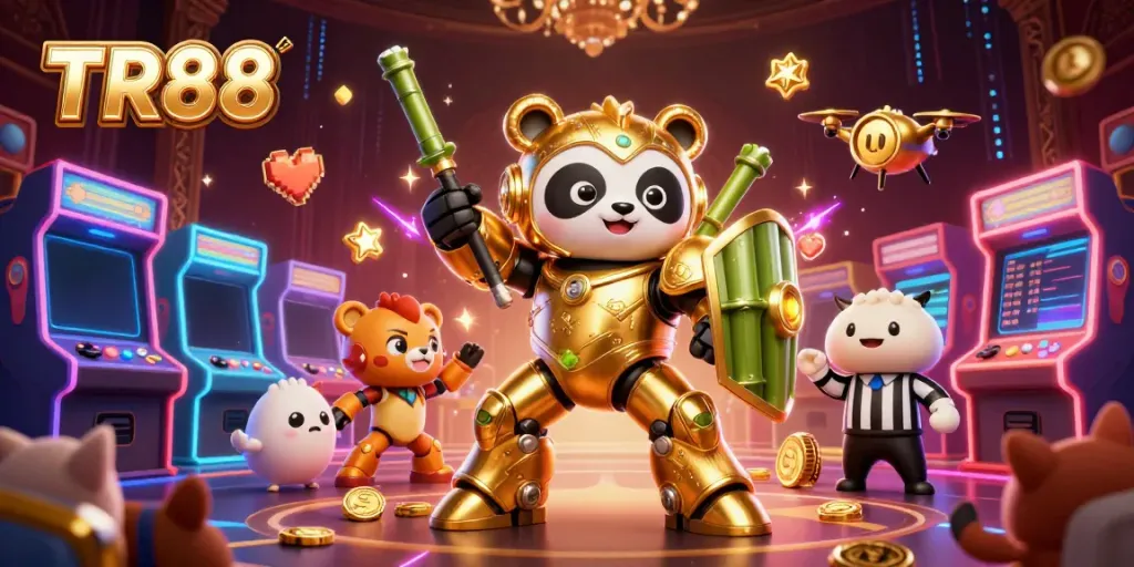 Experience thrilling gaming with TR88's exciting casino atmosphere and vibrant energy.