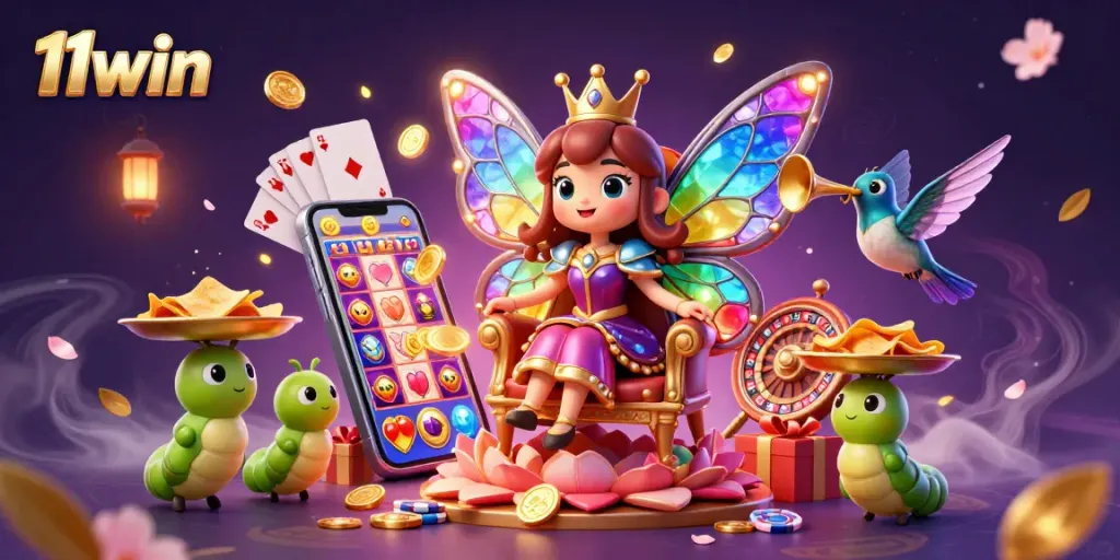 Experience the thrilling slot game action with 11win, featuring vibrant characters and immersive casino elements.
