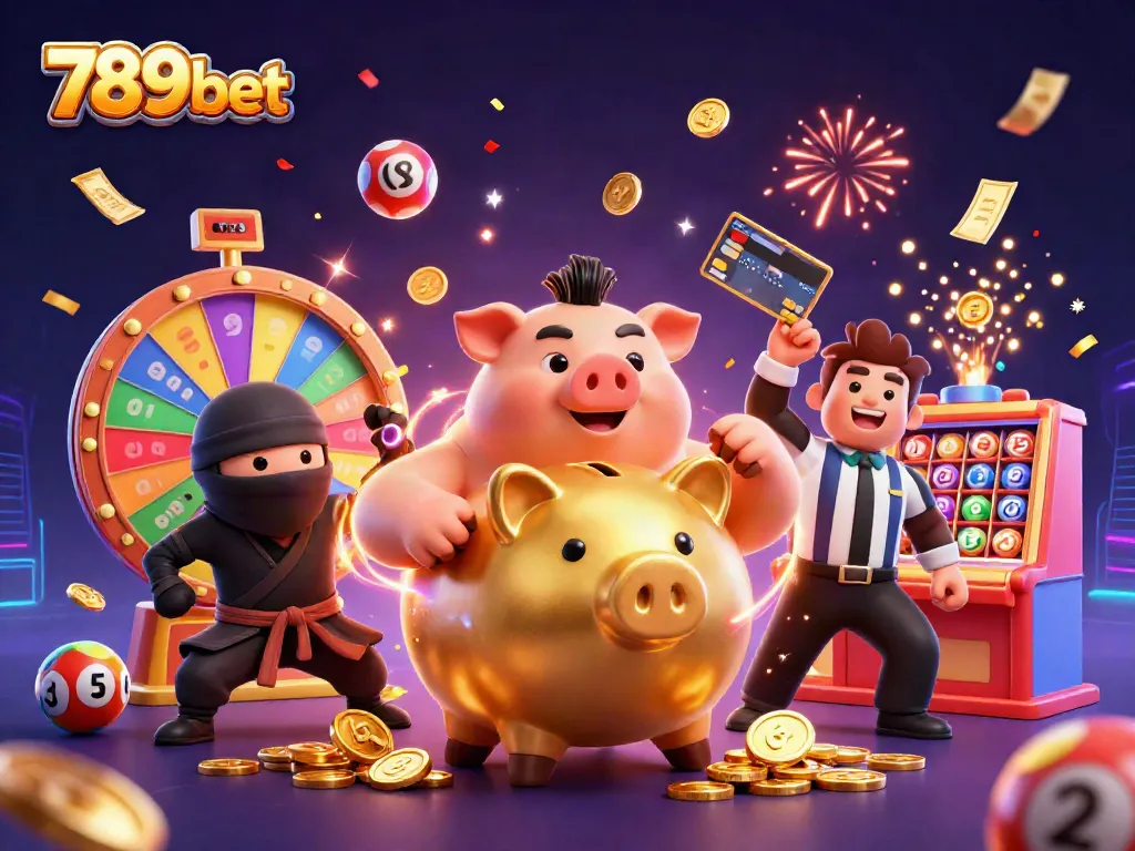Unleash your luck with 789bet's exciting gaming scene filled with vibrant colors and dynamic action.