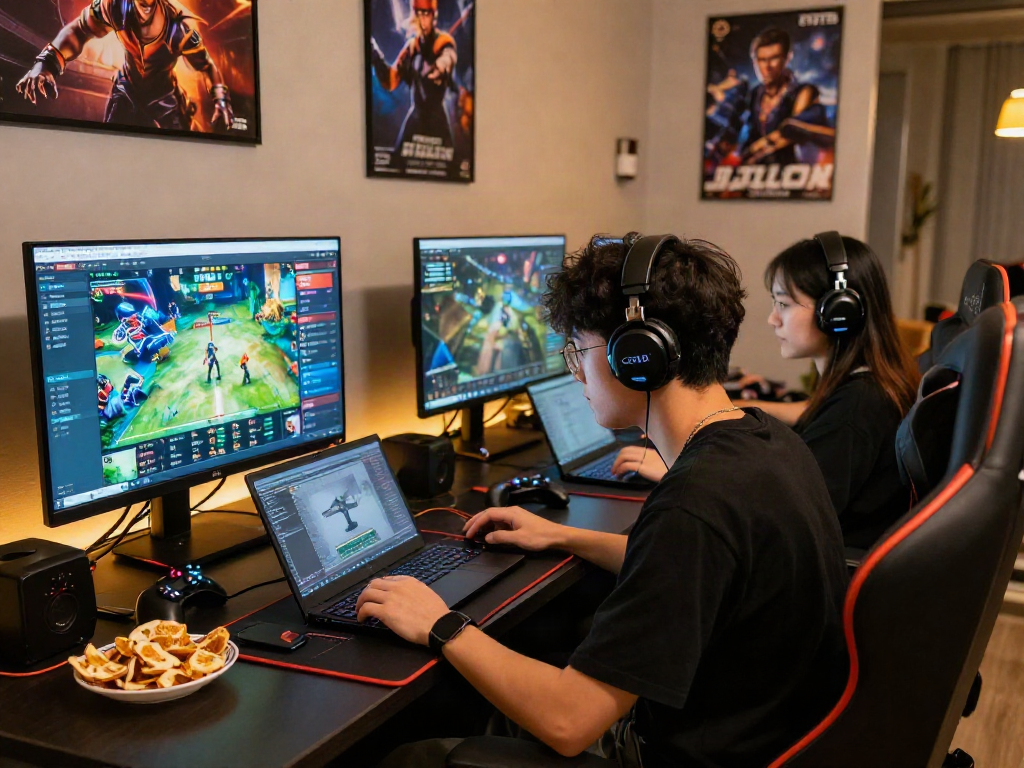 Trải nghiệm sôi động trên nền tảng f168 com với người chơi trong không gian gaming
