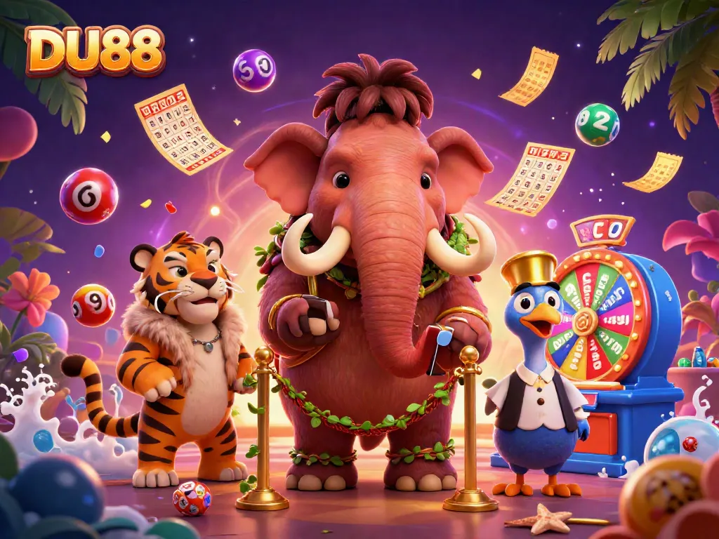 Join DU88 for thrilling jackpot gameplay with vibrant characters and exciting casino elements!