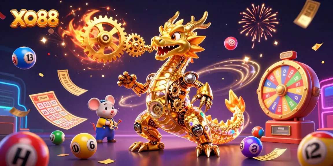 Experience thrilling moments at XO88 with dynamic colorful games and the magical golden dragon.