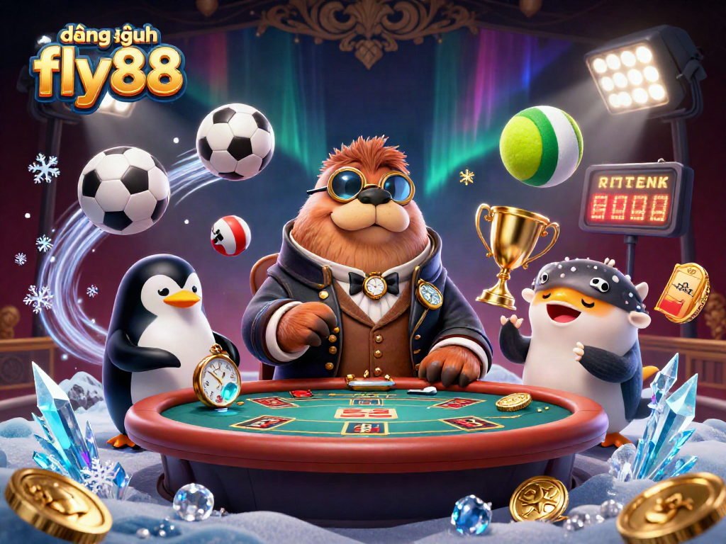 Experience seamless đăng nhập fly88 while enjoying a vibrant underwater poker game with whimsical characters and dynamic elements.