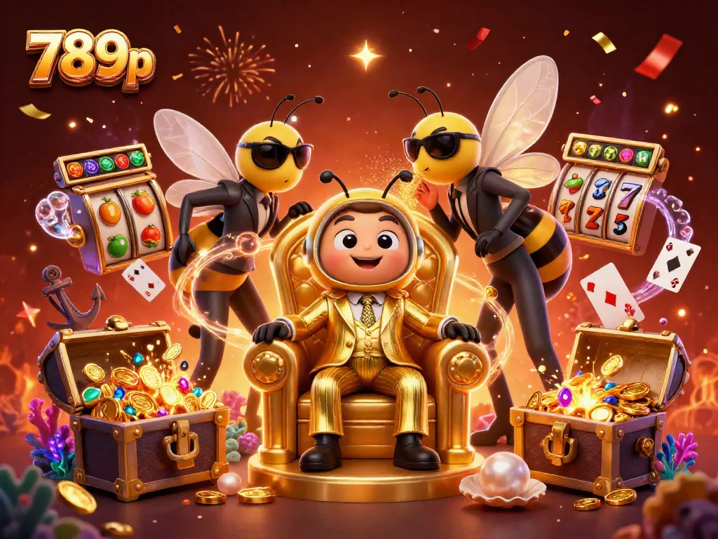 Experience thrilling gameplay at 789p with vibrant 3D characters and dynamic casino elements.