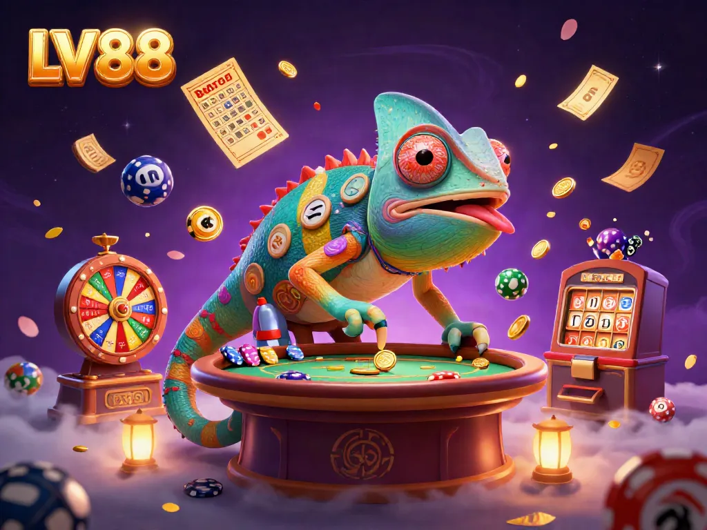 Experience thrilling casino action at LV88 with vibrant games and dynamic elements.