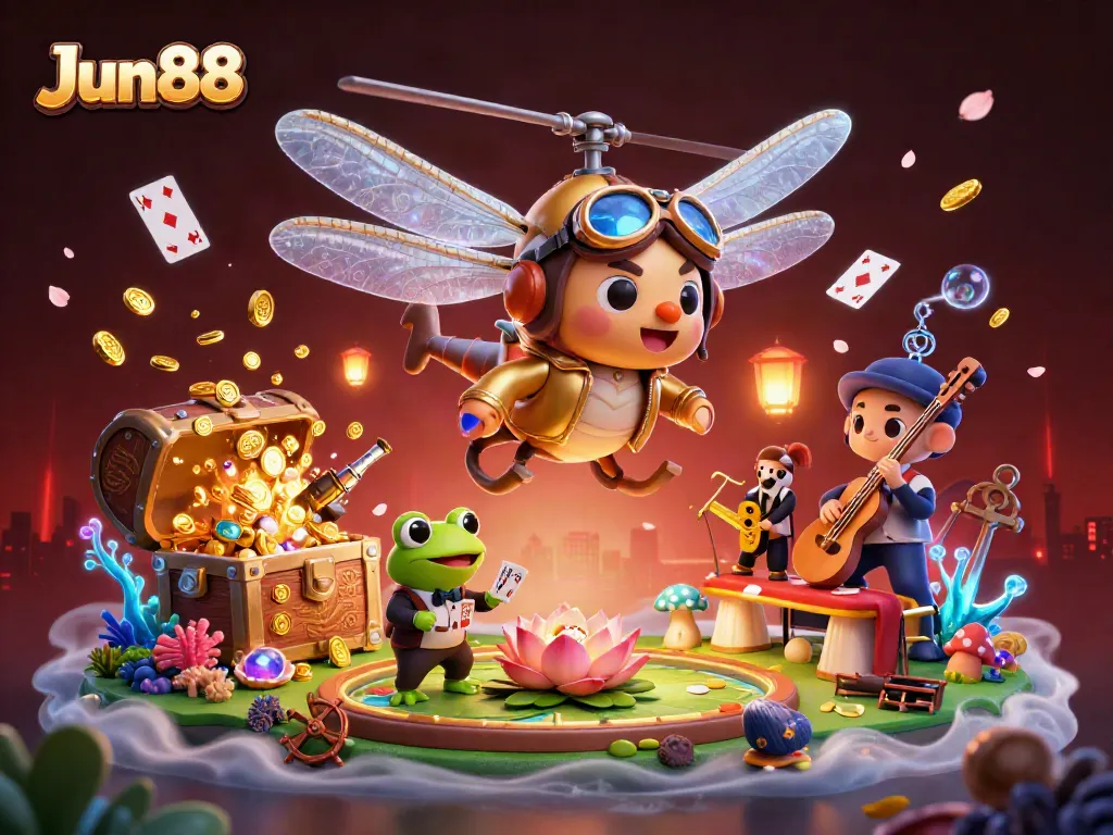 Jun88 mang đến trải nghiệm cá cược tuyệt vời với hình ảnh sống động của người đại diện chơi game