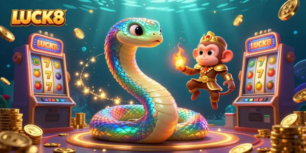 Join the adventure with LUCK8 as lucky slots spin and treasures shine in a vibrant casino world.