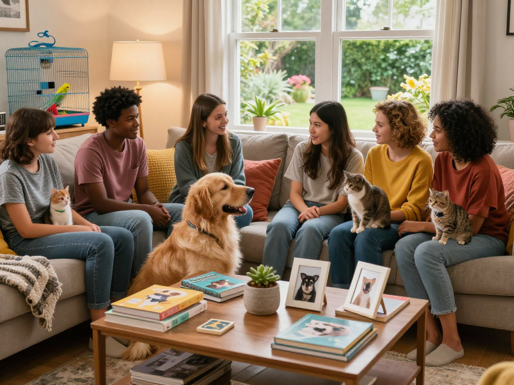 Engaging community of pet lovers sharing stories on ROKOK88 platform.