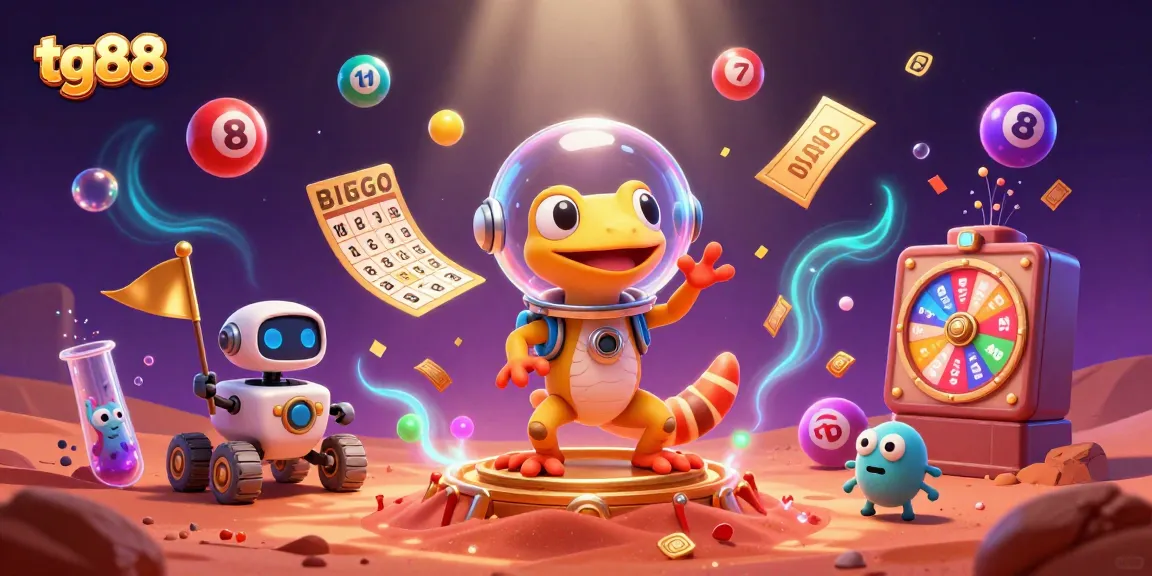 Experience tg88, a thrilling Martian casino adventure filled with vibrant lottery elements.