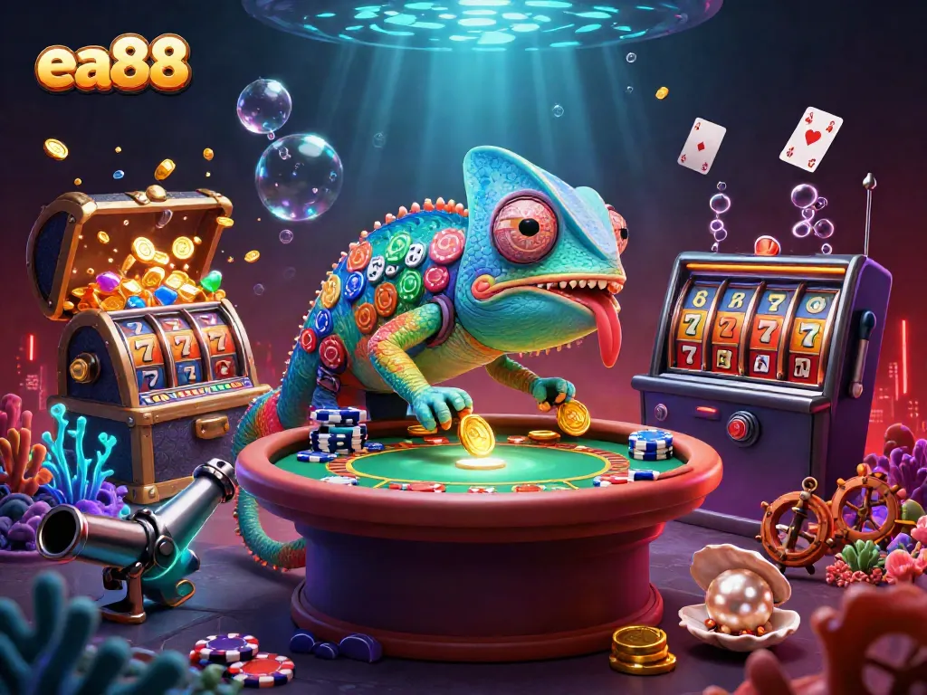 Experience diverse gaming thrills at ea88 with dynamic slot reels exploding with treasures.