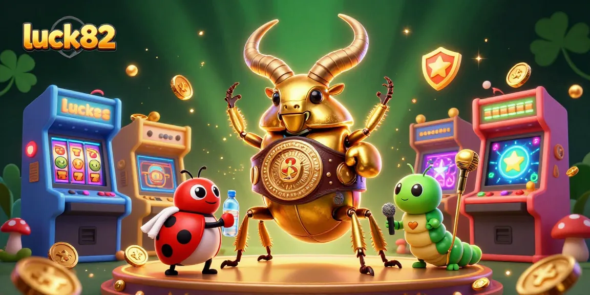 Experience the thrill of luck82's vibrant casino games with dynamic characters and dazzling visuals.