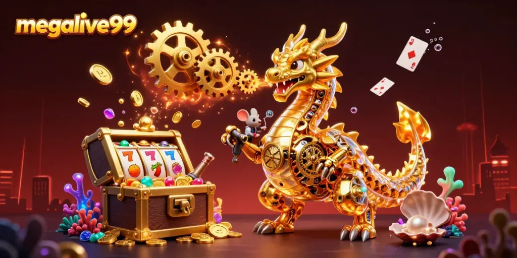 Pemain megalive99 meraih kemenangan dengan slot mesin berkilauan di dunia kasino yang fantastis.