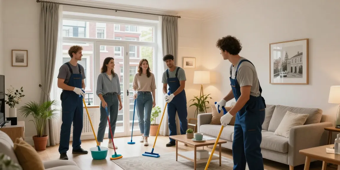 Professionele eind van huurovereenkomst schoonmaak door lokale dienstverleners in Amsterdam.