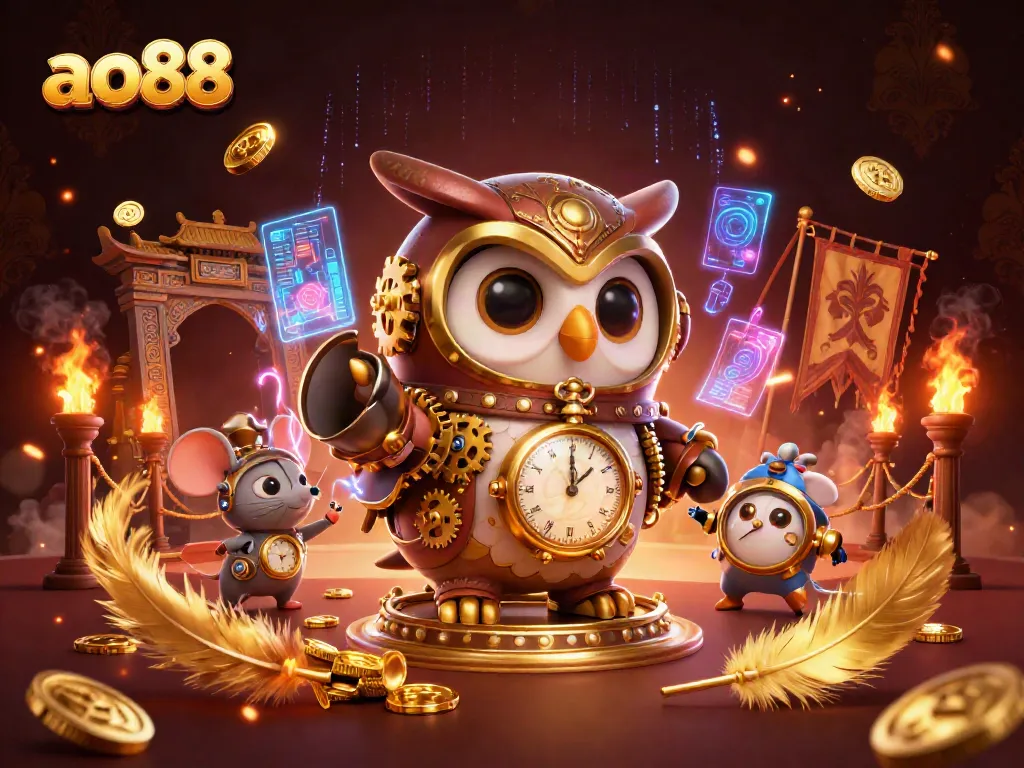 Experience thrilling gameplay on ao88 while navigating steampunk casino adventures with rich, dynamic visuals.