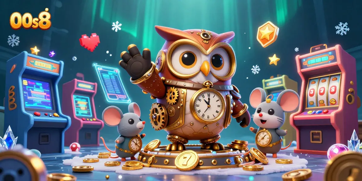 Engage in thrilling gameplay at 00s8 with vibrant 3D characters and casino elements in action.