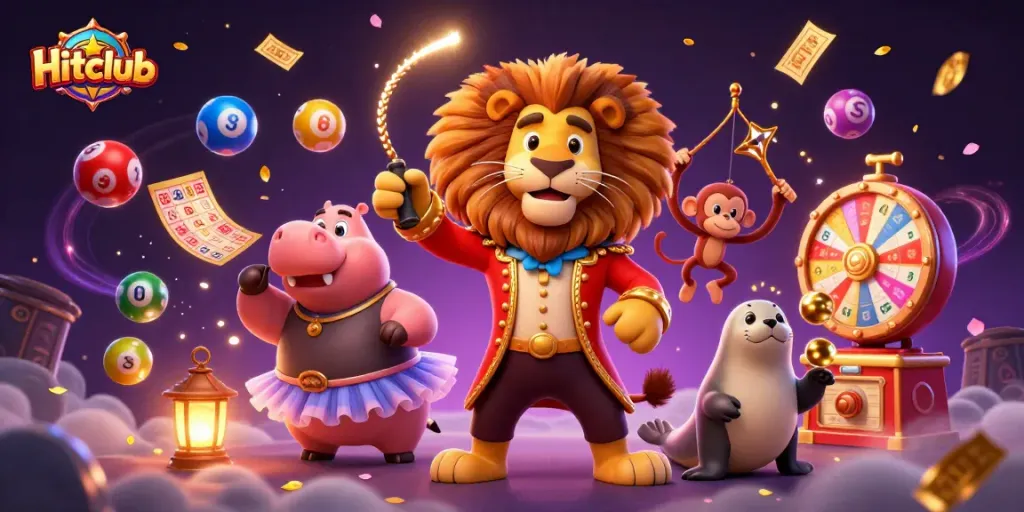 Experience the thrilling world of Hitclub with vibrant lottery dynamics and engaging characters.