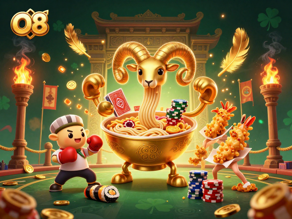Engage with O8's vibrant casino experience featuring dynamic characters and rich visuals.