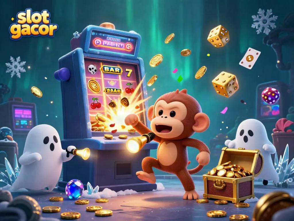 Juggle in the haunted casino with the mischievous poltergeist monkey while tracking jackpots and adventures with the puppy.