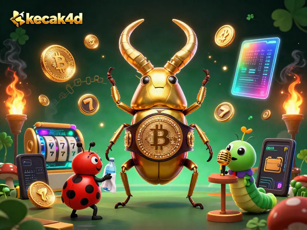 Experience the excitement of kecak4d with a lively scene featuring gaming characters and vibrant slot elements.