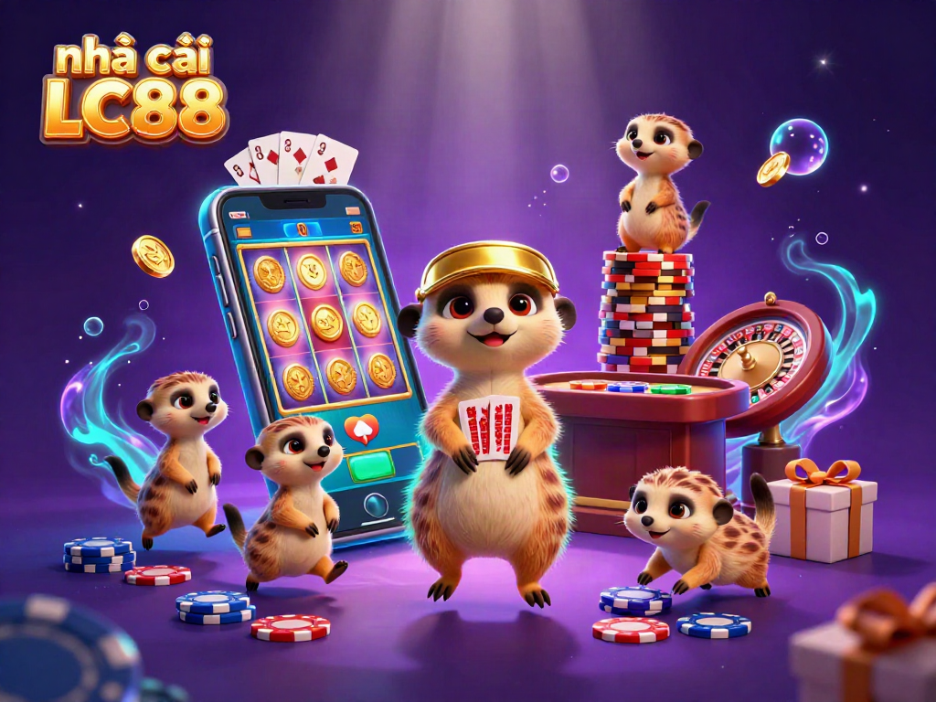 Enjoy thrilling gaming with nhà cái LC88's vibrant casino meerkats and lively slot games.