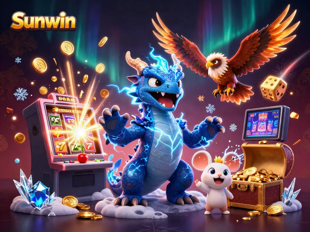 Experience thrilling wins at Sunwin casino with dynamic game elements and electrifying characters.