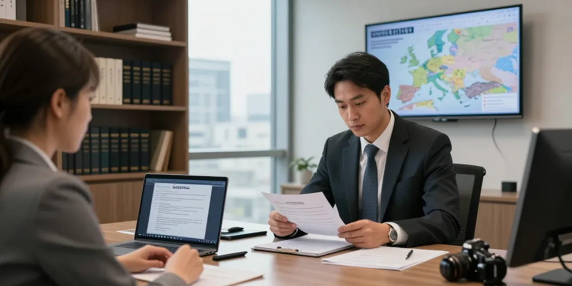 Valken Legal — Interpol Red Notice lawyers consulting clients in a professional office setting for legal advice.