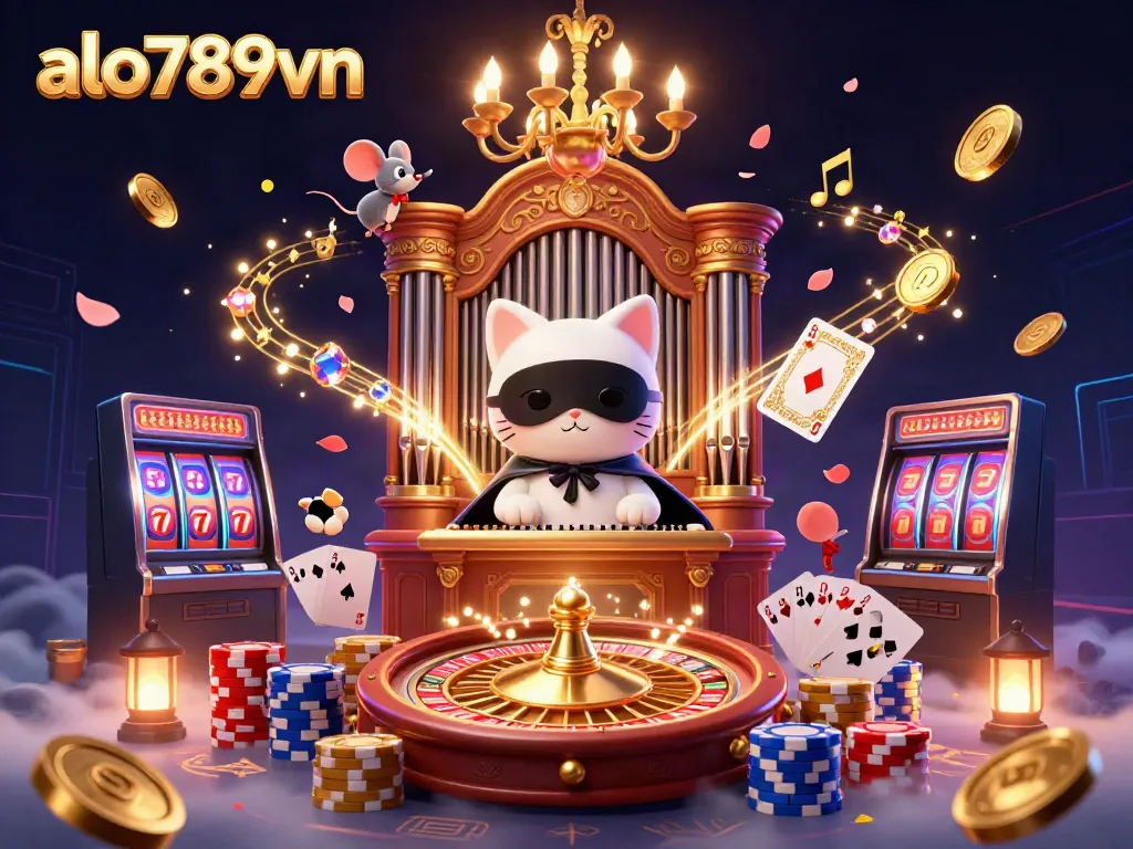 Engage in thrilling gaming experiences at alo789vn with dynamic casino elements and characters.