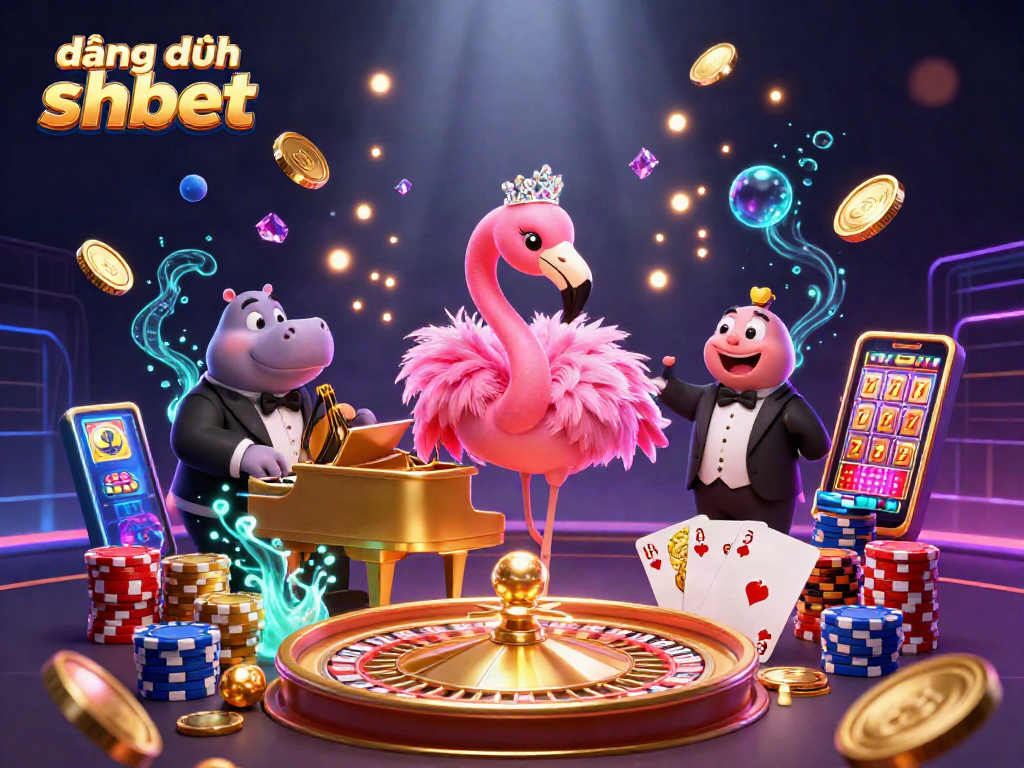 Winning strategies at đăng ký shbet casino featuring vibrant characters and gaming elements.