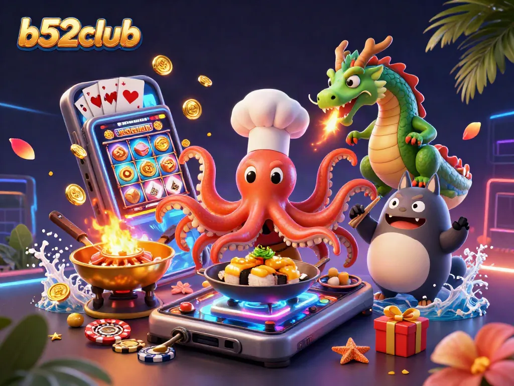 Spin the reels for winnings at b52club with exciting slot games and vibrant characters.