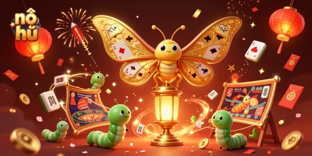 Experience exciting nổ hũ gameplay with vibrant visuals and dynamic casino elements.