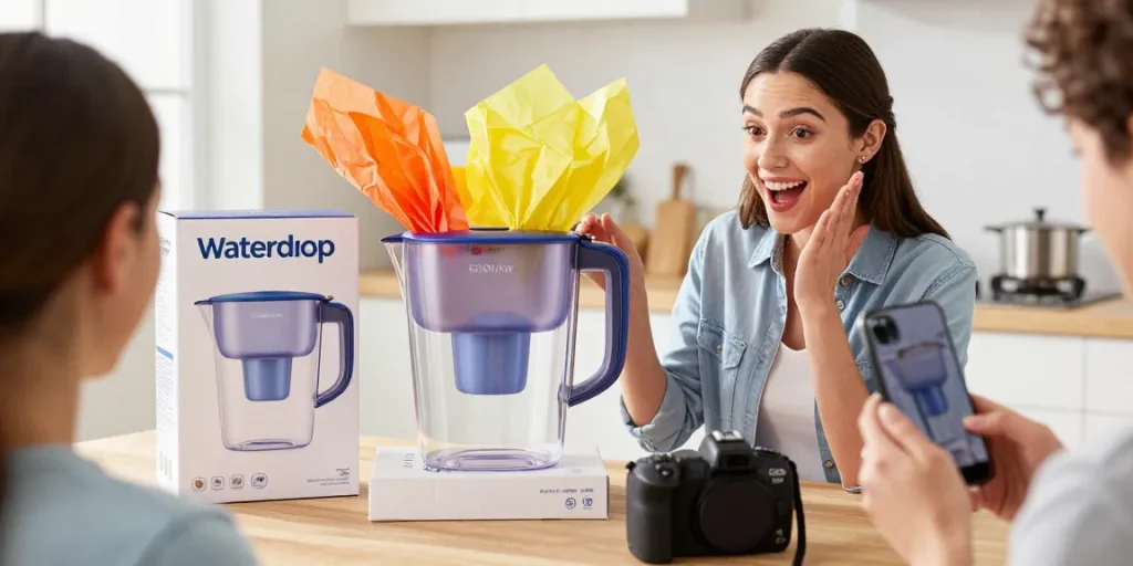 Discover the Waterdrop ED01AW Electric Water Filter Pitcher for an exceptional online shopping experience featuring best deals and product review insights.