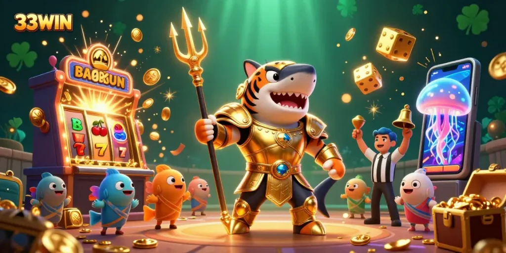 Engage with 33WIN’s dynamic underwater casino realm, bursting with jackpots and exciting gameplay.