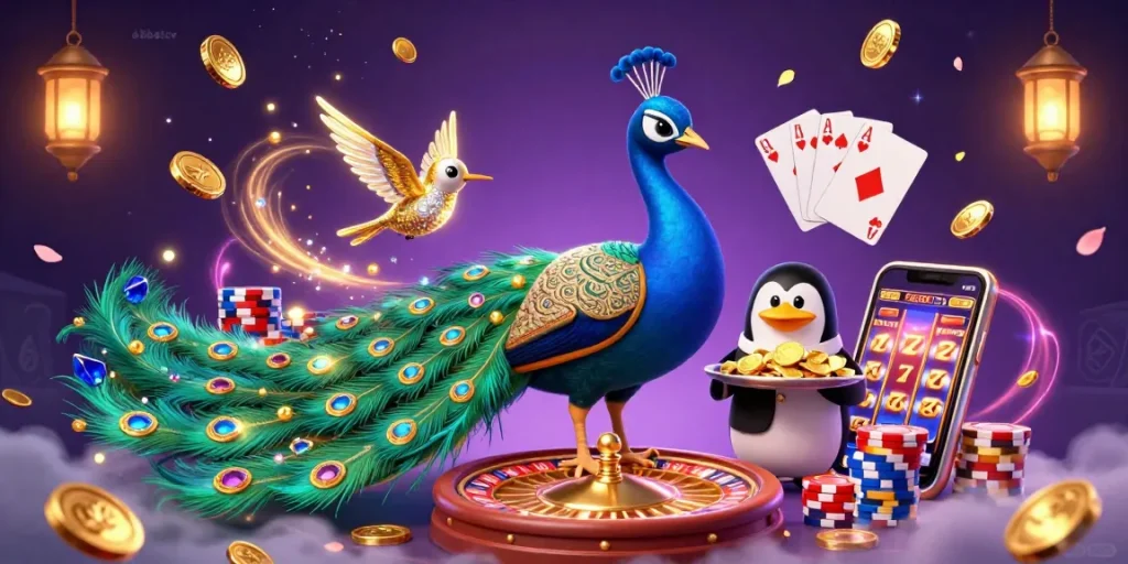 Experience the dazzling world of gaming at shbetcv, featuring vibrant characters and stunning casino elements.