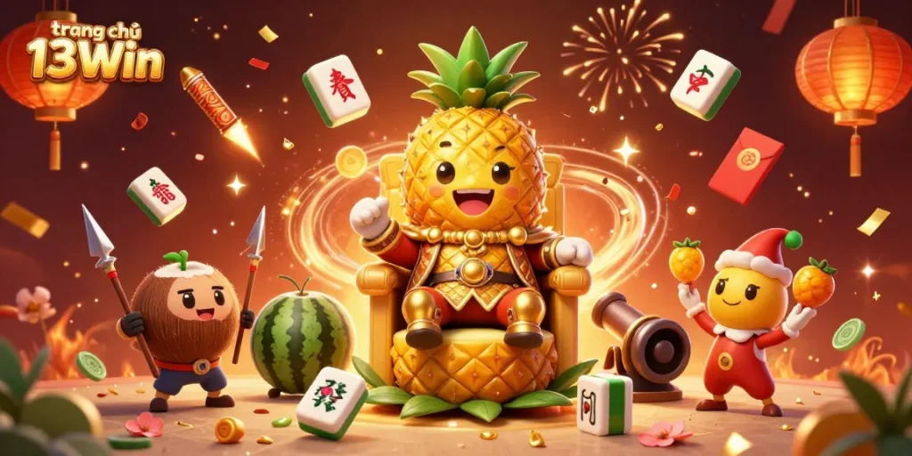 Experience the thrills at trang chủ 13Win with the dazzling pineapple king and his exciting casino entourage.