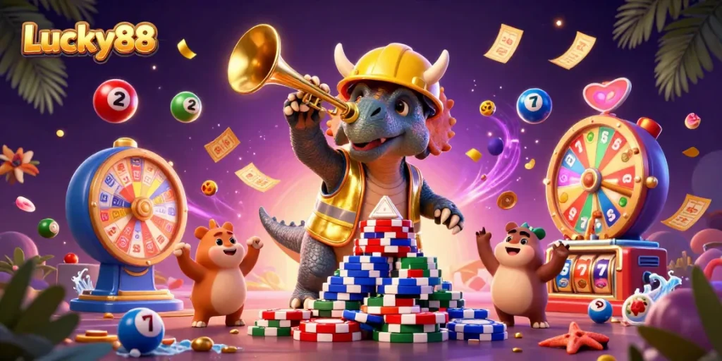 Experience exciting wins at Lucky88 Casino with vibrant slots and energetic gameplay.