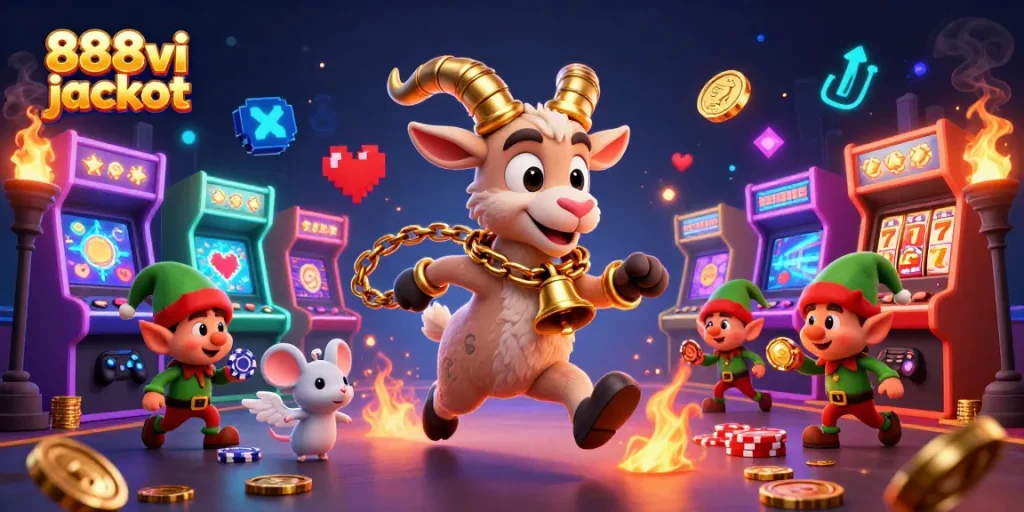 Enjoy thrilling action at the 888vi jackpot casino with exciting characters and vibrant game elements.