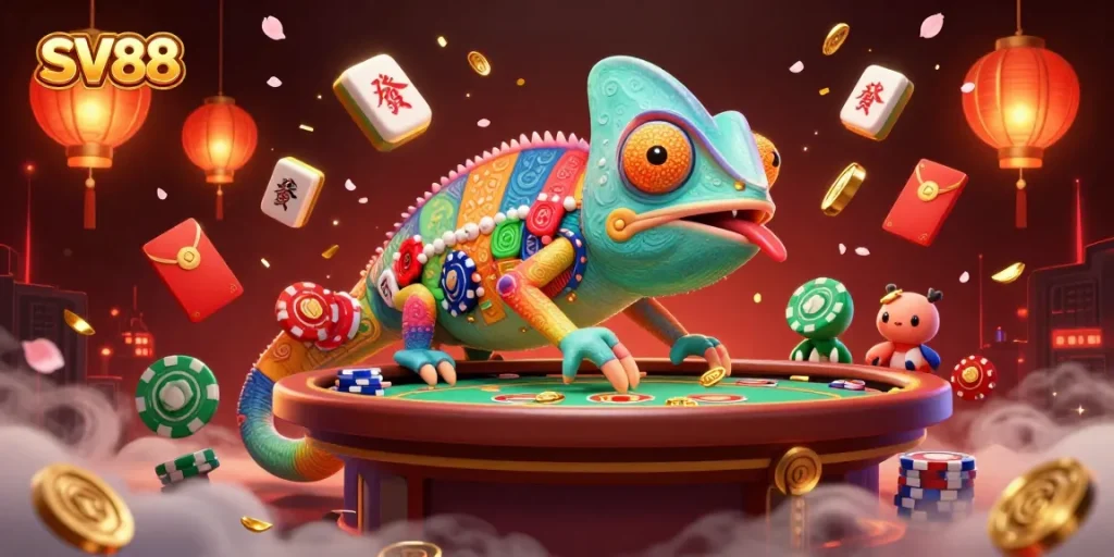 SV88 offers exhilarating moments with colorful casino elements and dynamic games in an engaging scene.