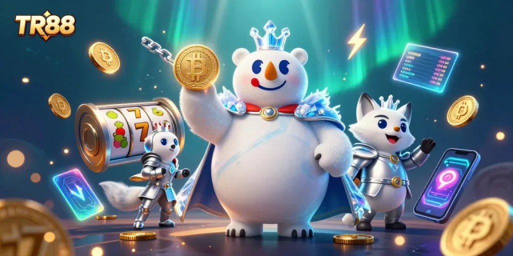 Engage in winning strategies at TR88 with immersive casino slots and 3D characters.