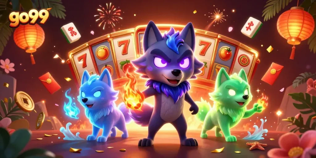 Engage with thrilling go99 slots featuring vibrant characters and dynamic casino elements.