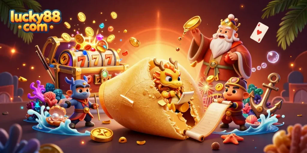 Experience the thrilling world of lucky88 com casino slots with our vibrant and detailed 3D illustration.