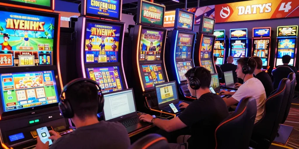 Pengalaman bermain di https://tahun4d.com/ dengan pemain yang antusias dan mesin slot digital yang menarik.