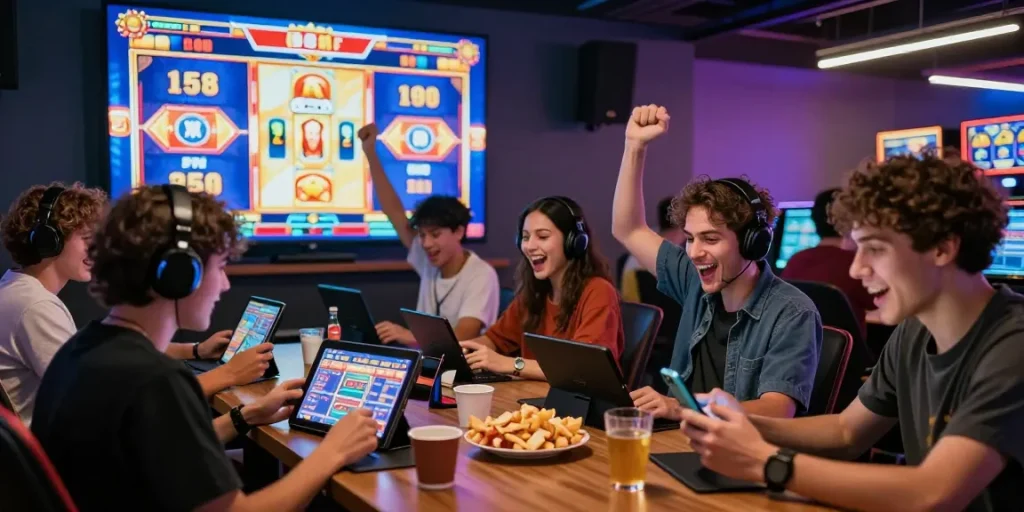 Pengguna menikmati pengalaman bermain slot gacor di NENG4D dengan tampilan game yang menarik.