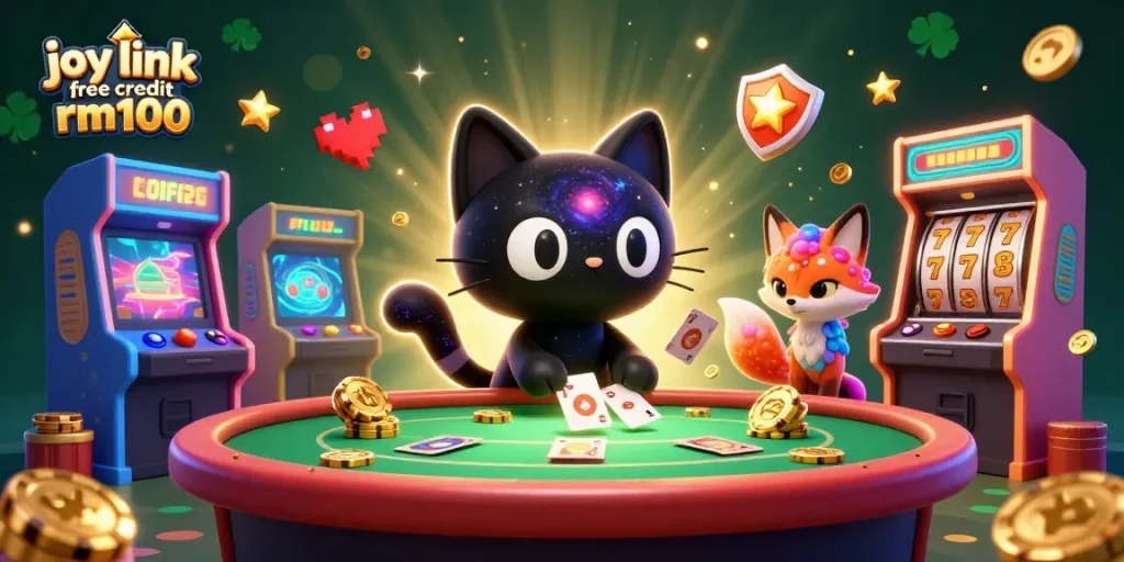 Engage in cosmic gaming fun with joy link free credit rm100 at a vibrant online casino.