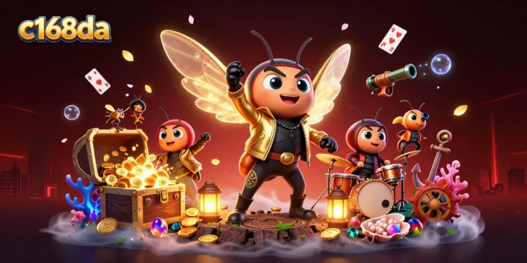 Experience thrilling gameplay at c168da with a vibrant scene full of excitement and treasure.