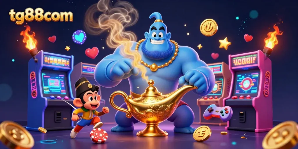 Join tg88com to win exciting rewards while playing colorful arcade games and casino adventures.